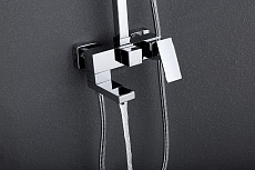 Душевая стойка Abber Daheim AF8216 с изливом, хром
