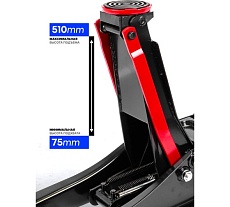 Подкатной гидравлический домкрат Forsage 3 т усиленный низкопрофильный F-T830018(DS)(47958)