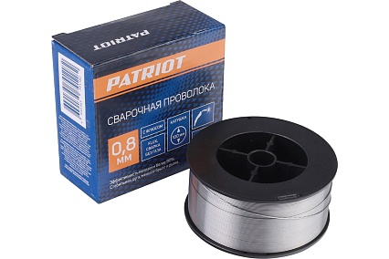 Проволока с флюсом 0.8 мм, 1 кг Patriot 605002208