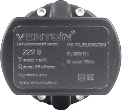 Вибрационный насос Verton НВ-25В/300 01.10945.10949