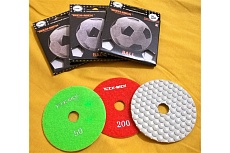 Круг алмазный гибкий шлифовальный АГШК BALL (100x2 мм; Р200) TECH-NICK 128.120.6736