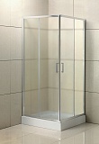 Душевой уголок BelBagno UNO-195-A-2-80-P-Cr 80x80 рифленый, хром