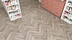 SPC ламинат Alpine Floor Chevron Alpine Дуб Исида 600x127x5 мм, ECO 18-8