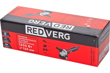 Шлифовальная угловая бесщеточная машина Redverg RD-AG130-125BLE 6681978