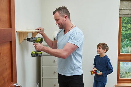 Бесщеточная ударная дрель-шуруповерт Ryobi ONE+ R18PDBL-220S 5133003436