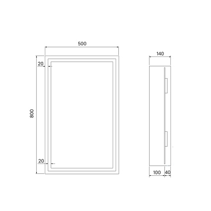 Зеркальный шкаф Iddis Zodiac 50 см ZOD5000i99