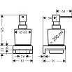 Дозатор Hansgrohe AddStoris 41745000 хром