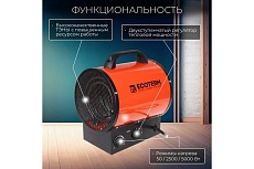 Тепловая электрическая пушка ECOTERM EHR-05/3E ET1523-2