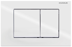 Кнопка смыва Charus Minimalista FP.310.11.01 белый глянец