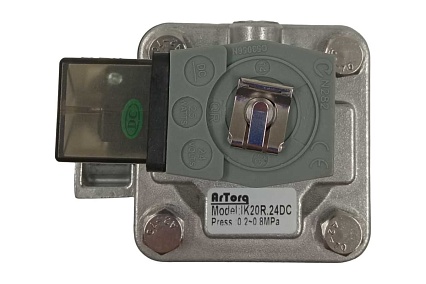 Импульсный электромагнитный клапан для рукавных фильтров ArTorq IK20R.24DC мембранного типа, резьбовой, диафрагма NBR