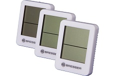 Гигрометр и термометр Bresser Temeo Hygro, набор 3 шт., белый 74644