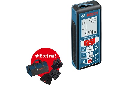 Лазерный дальномер Bosch GLM 80 + зимний набор + сумка 0.615.994.0M2