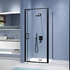 Душевой уголок RGW Stilvol SV-145B (SV-05B + Z-050-2B) 100x70 прозрачное, черный 703214507-14