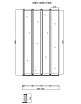 Шторка для ванны Vincea VSB-31100CL 100x140 хром, прозрачное