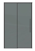 Душевая дверь Grossman Galaxy 110x195 тонированное, графит сатин 100.K33.01.110.42.10