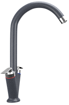 Смеситель для кухни Ulgran Classic U-011-343 антрацит