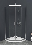 Душевой уголок BelBagno UNO-195-P-2-100-C-Cr 100x100 прозрачный, хром