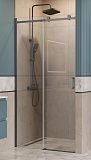 Душевая дверь BelBagno SOFT_CLOSE-2-BF-1-110-C-GM 110x200 прозрачная, оружейная сталь