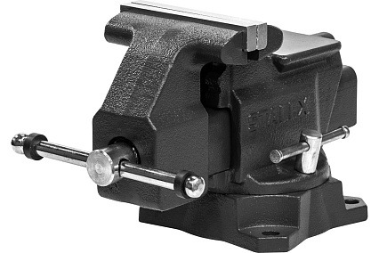 Слесарные тиски Stalex Кайман 114x100 мм, 210°, 7.9 кг D40