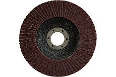 Круг лепестковый торцевой 125x22 мм, Р80, оксид алюминия Korvus 2223280 Лк-00013484