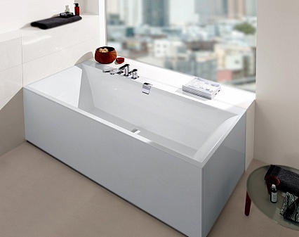 Квариловая ванна Villeroy&Boch Squaro Edge 12 190x90 см, UBQ190SQE2DV-01