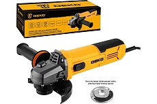 Углошлифовальная машина Deko DKAG1200, 125мм, 1200 Вт, с антивибрационной рукояткой 085-1008