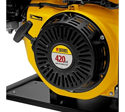 Бензиновая мотопомпа для грязной воды Denzel PX-80D 15 л.с., 3, 1500 л/мин, глуб 8 м / 99204