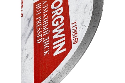 Диск алмазный отрезной сплошной по керамике 230х25.4/10х1.8 мм All-over Segmented slim Professional for Ceramic Industrial TORGWIN T1795150