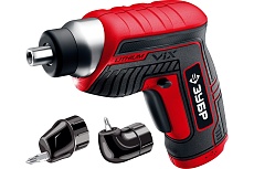 Аккумуляторная отвертка с битами Зубр ViX О-Е-3.6 ЛиМ2