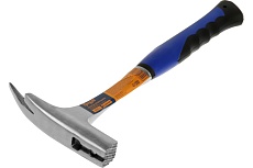 Молоток кровельщика Тундра цельнокованый, боек с магнитом, 2К рукоятка, 600 г 882017