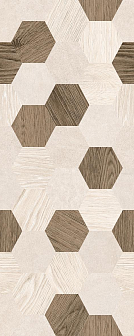 Плитка Laparet Betonhome бежевая мозаика 20х50 см