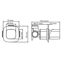 Смеситель для душа WasserKRAFT Naab 8651