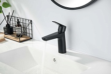 Смеситель для раковины Aquatek Бетта AQ1110MB черный матовый