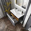 Мебель для ванной Бриклаер Берлин 80 см оникс серый