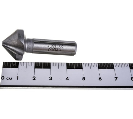 Зенковка (20х10х47 мм; Z3; 90°; HSSE) Bucovice Tools 745200