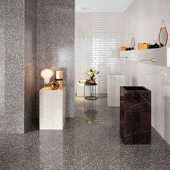 Керамогранит Atlas Concorde Marvel Gems Terrazzo Grey 60x60 см, ATW6