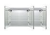 Зеркальный шкаф Aquatek 120x70 см с подсветкой, антипар, хром AQ7124-MLC