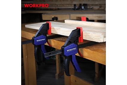 Быстрозажимная струбцина WORKPRO поворотная, 79x150мм WP232039