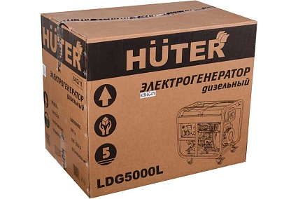 Дизельный электрогенератор Huter LDG 5000L 64/2/11