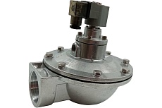 Импульсный электромагнитный клапан для рукавных фильтров ArTorq IK50R.24DC мембранного типа, резьбовой, диафрагма NBR