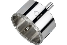 Коронка алмазная по керамограниту и керамике с центрирующим сверлом 68 мм Diamond Industrial DIDCSC068