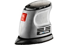 Вибрационная шлифовальная машина Graphite delta 105 Вт, подошва 140x97мм 59G335