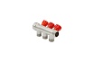 Коллектор VRT 3/4"x1/2", с регулировочными вентилями, 3 выхода 524077