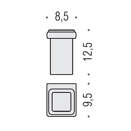 Держатель для стакана Colombo Lulu B6202.HPS-VAN золото