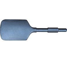 Зубило лопаточное совковое HEX-30 135x450/300 мм, по асфальту, мерзлому грунту METALLICA Ultra 907016