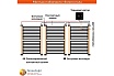 Плёночный электрический тёплый пол ТеплоСофт 13м.кв с умным черным wi-fi терморегулятором плёнка 13м.кв./М2/черный