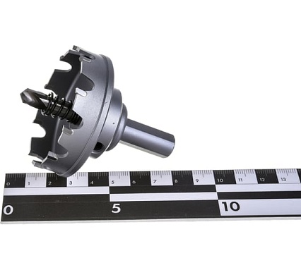 Коронка по металлу HM (60х12 мм; хвостовик 10 мм; комплект) D.BOR HS-HM-12-060-T