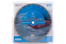 Диск алмазный отрезной сегментный Бетон STD (350х25.4/20 мм; 3.2х10 мм) Diam 635