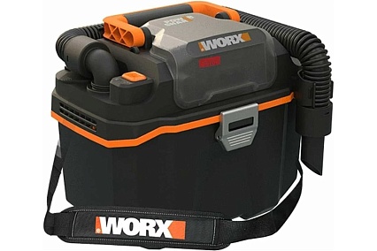 Пылесос для влажной и сухой уборки Worx 20 В, без АКБ и ЗУ WX031.9