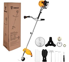 Триммер бензиновый Deko DKTR52 SET 5, леска/нож/диск 063-4463